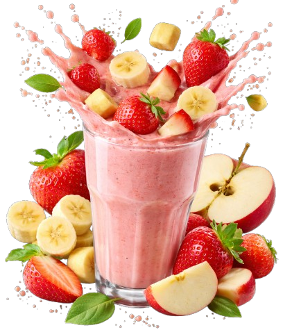 Dehyradated food products- strawberry smoothie mix