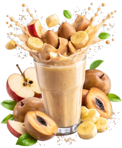 Dehyradated food products- Chickoo banana smoothie mix